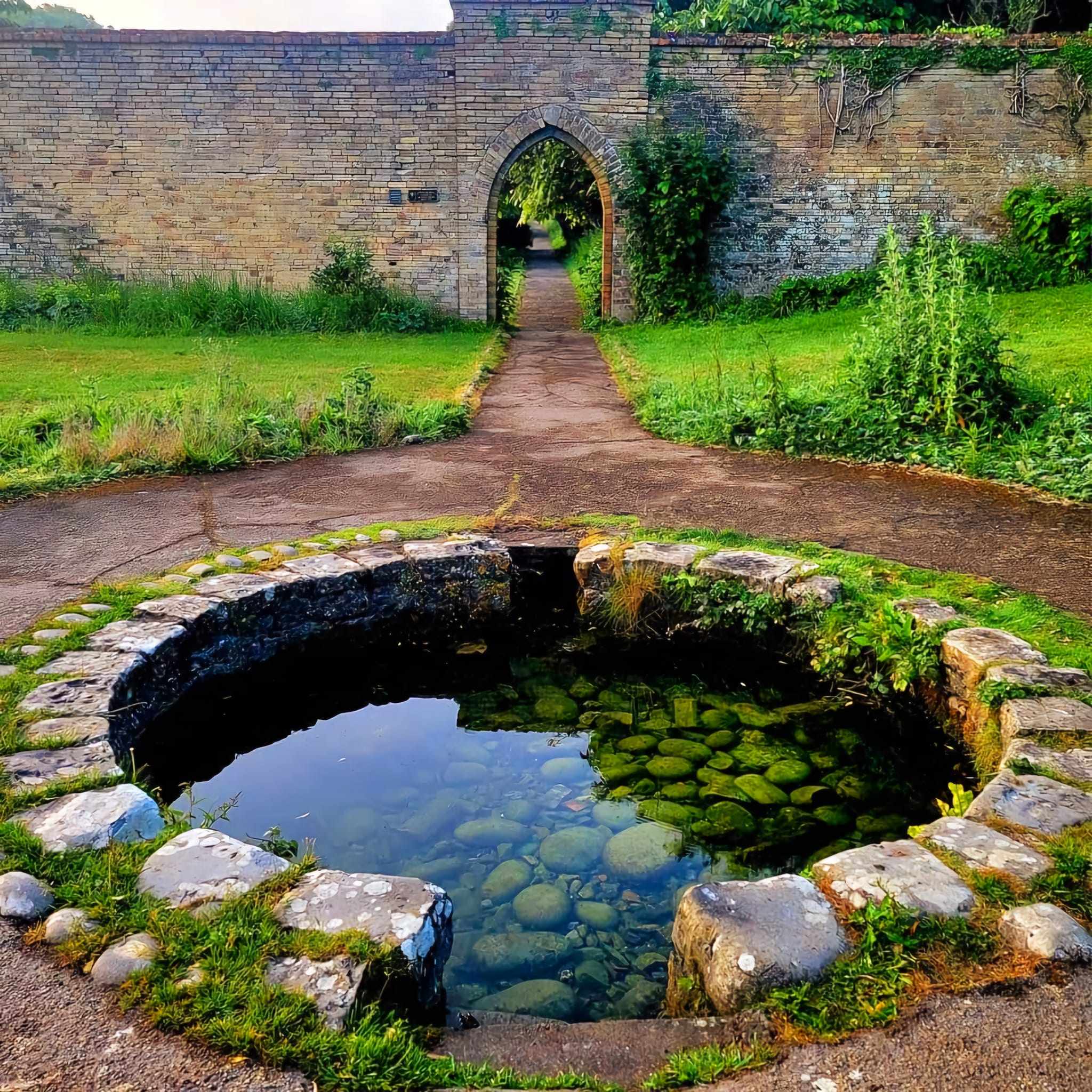 Pond with Moss